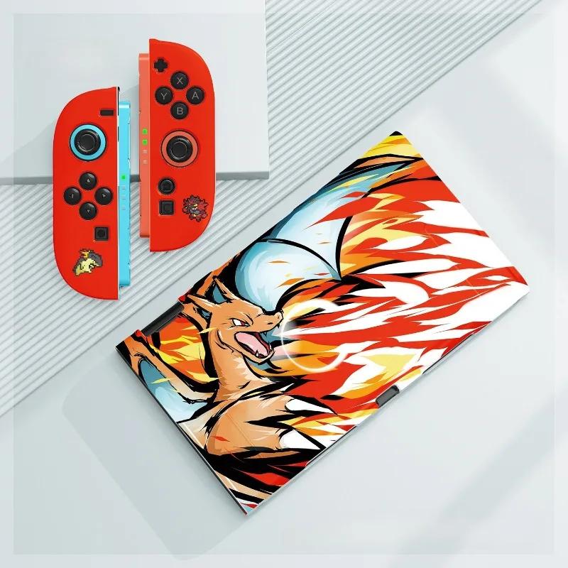 Étui Gengar de dessin animé pour Console de jeu Nintendo Switch 2/NS Oled, conception de Type fendu