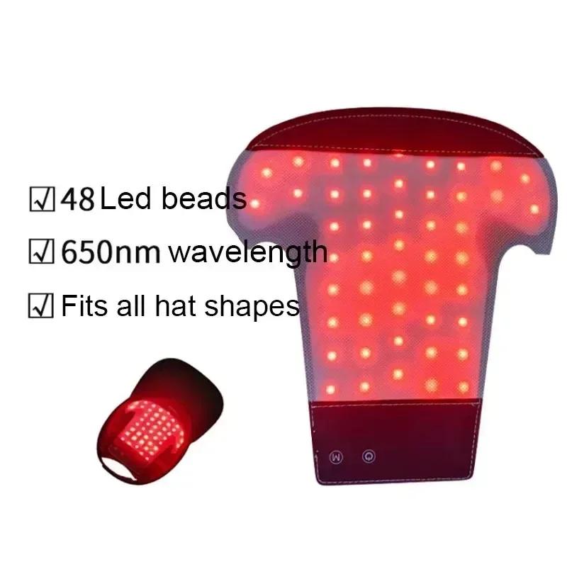 Nouveau LED rouge bleu lumière thérapie casquette croissance des cheveux casque Diode LaserHat lumiè