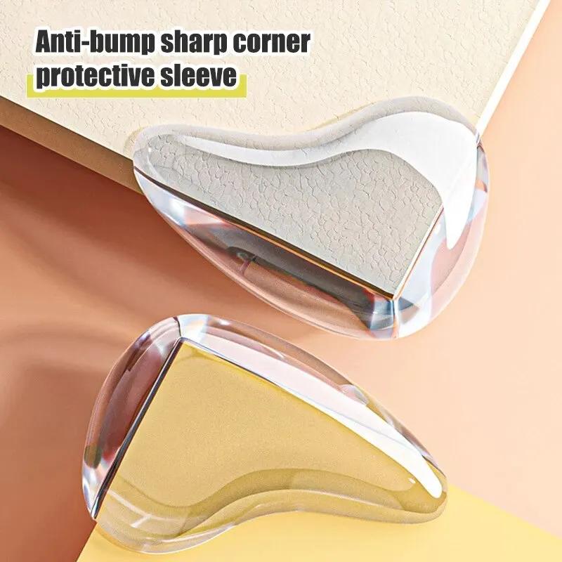 Protecteurs d'angle de meubles de Table basse Anti-collision transparents, doublure d'angle douce po