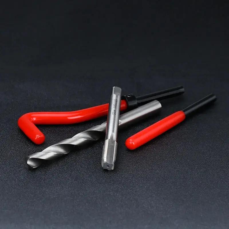 XCAN outil de réparation de filetage 25 pièces M3/M4/M5/M6/M7/M8/M10/M12/14 pour la restauration de