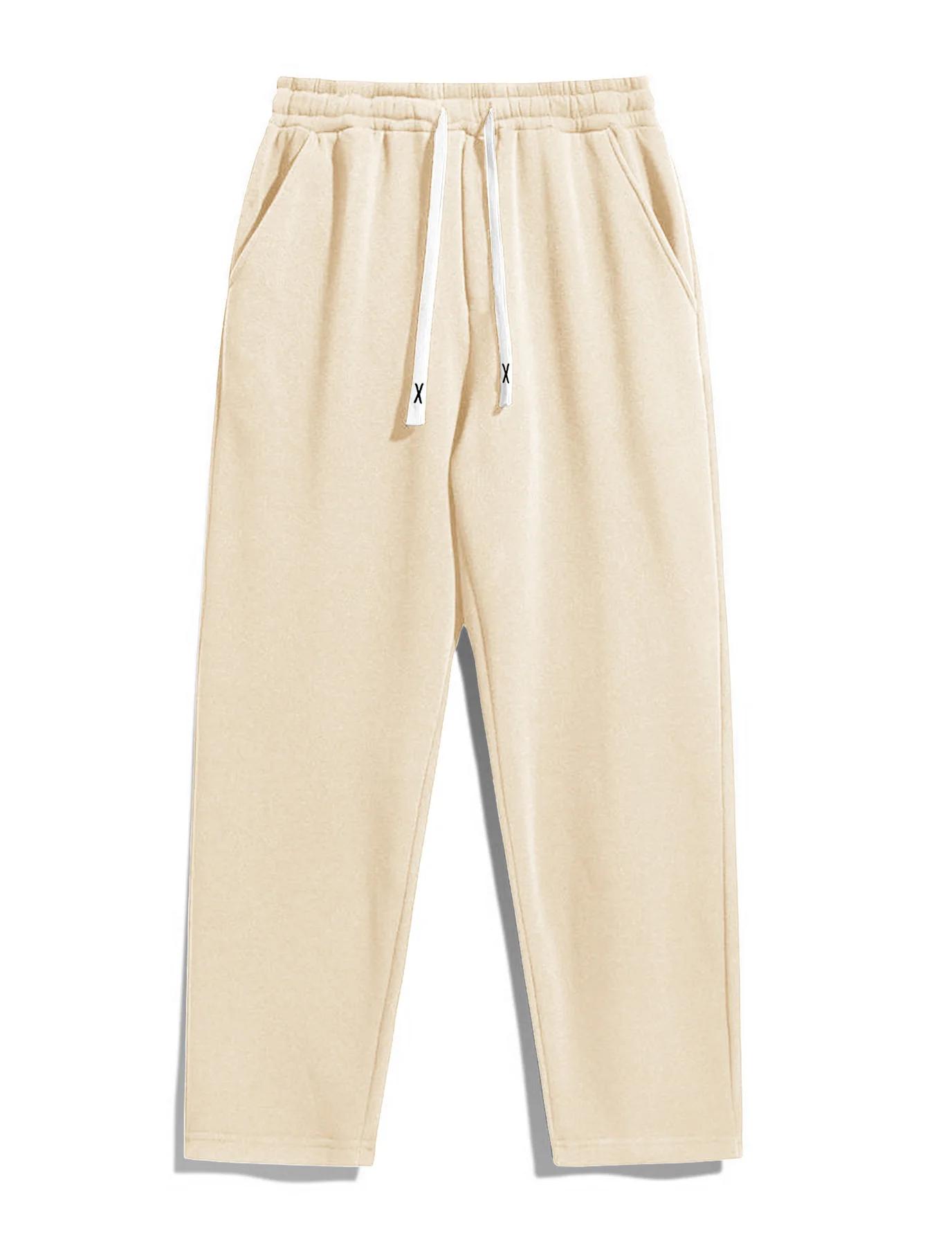 Pantalon de sport décontracté pour homme, 5 pièces, coupe droite, tissu confortable, idéal pour les