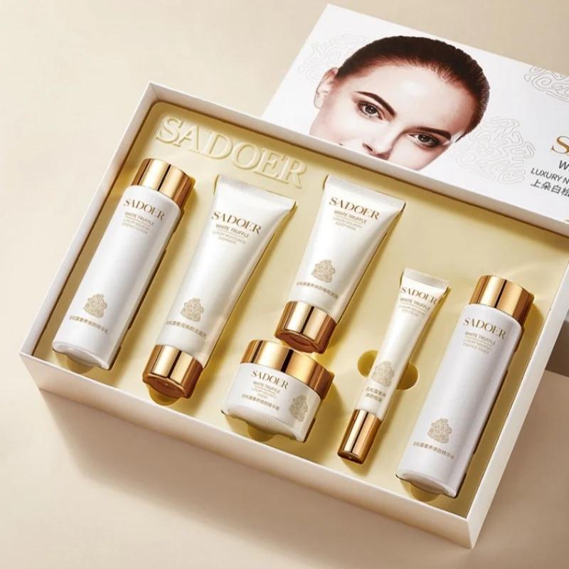 Coffret de six essences de soin à la truffe blanche, riche en extrait de Centella Asiatica, en niaci