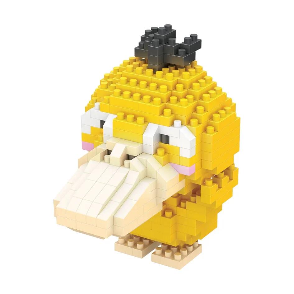 Blocs de construction Pokemon, petit bloc de dessin animé, Pikachu Charizard Eevee Mewtwo, à assembl