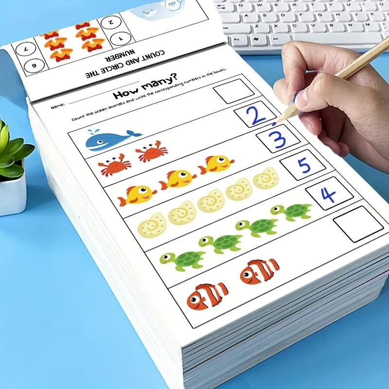 Cahier d'exercices interactif de mathématiques - Comptage, addition et soustraction jusqu'à 10, acti
