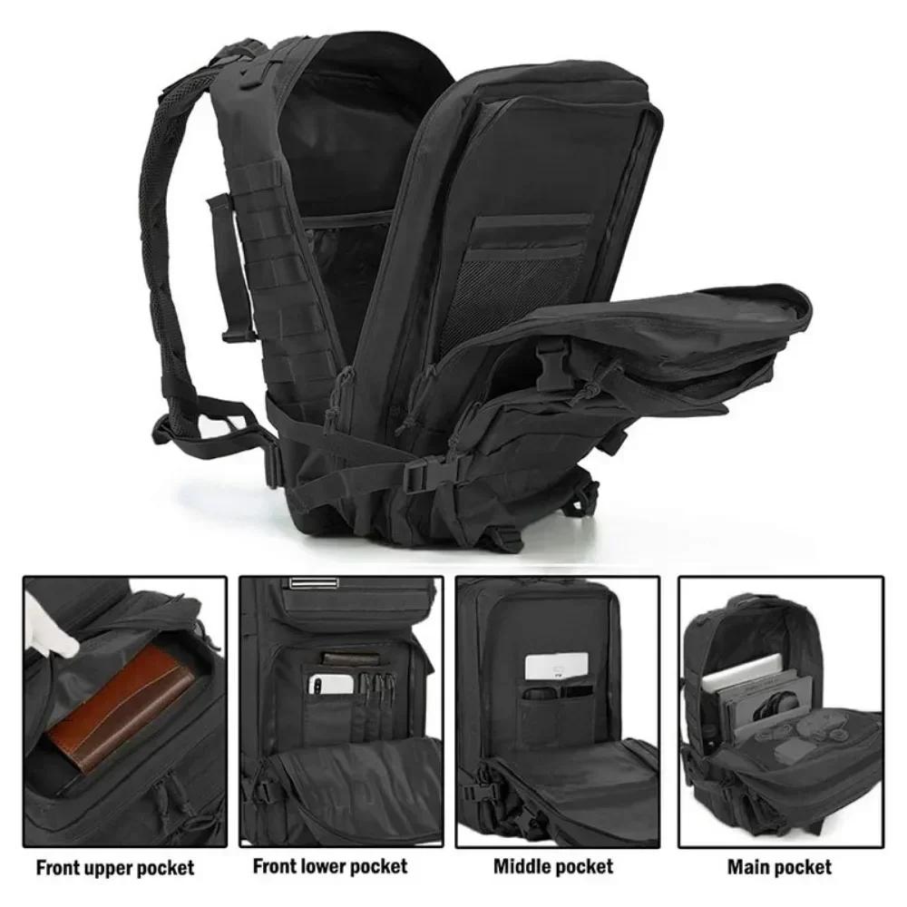 60L armée militaire tactique sac à dos hommes voyage grande capacité sacs à dos hommes étanche Sport
