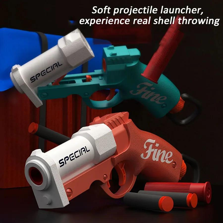 Mini lanceur de balles souples S686, pistolet jouet Airsoft en mousse, Blaster CS, arme d'extérieur