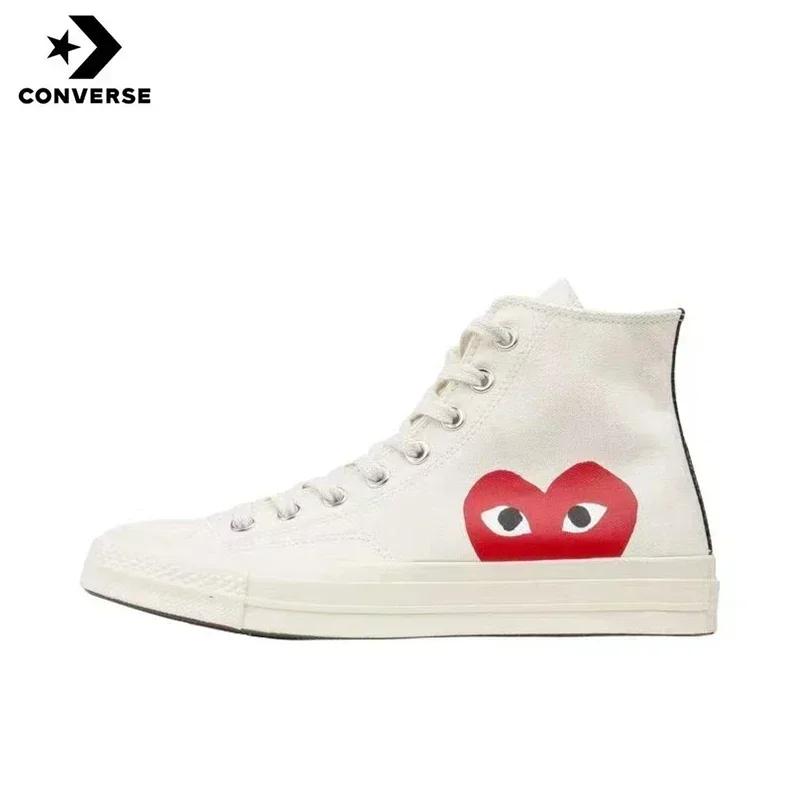 Converse années 1970 Chuck Taylor All Star Hi X CDG hommes et femmes chaussures de skateboard basket
