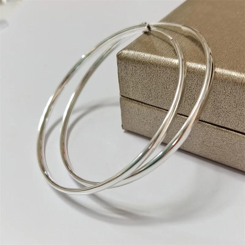 Senlissi-nouvelles boucles d'oreilles plaquées or 18 carats pour femmes, en argent Sterling 925, 3.0