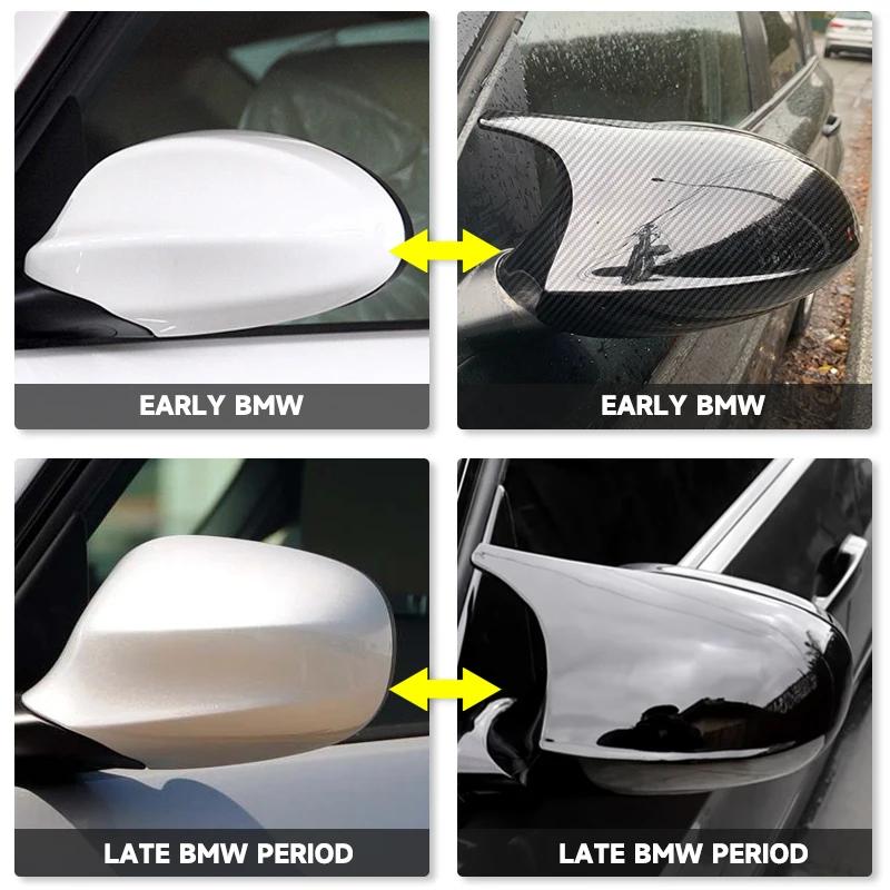 Couvercle de rétroviseur latéral de voiture, couvercle de rétroviseur pour BMW E90, E91, 2005-2007,