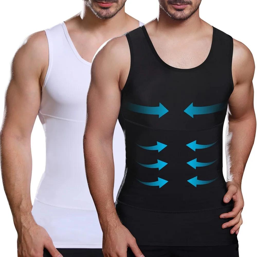 Chemises de Compression Précieux pour Homme, Sous-Vêtements Amincissants, Modelage du Corps, Glafibr