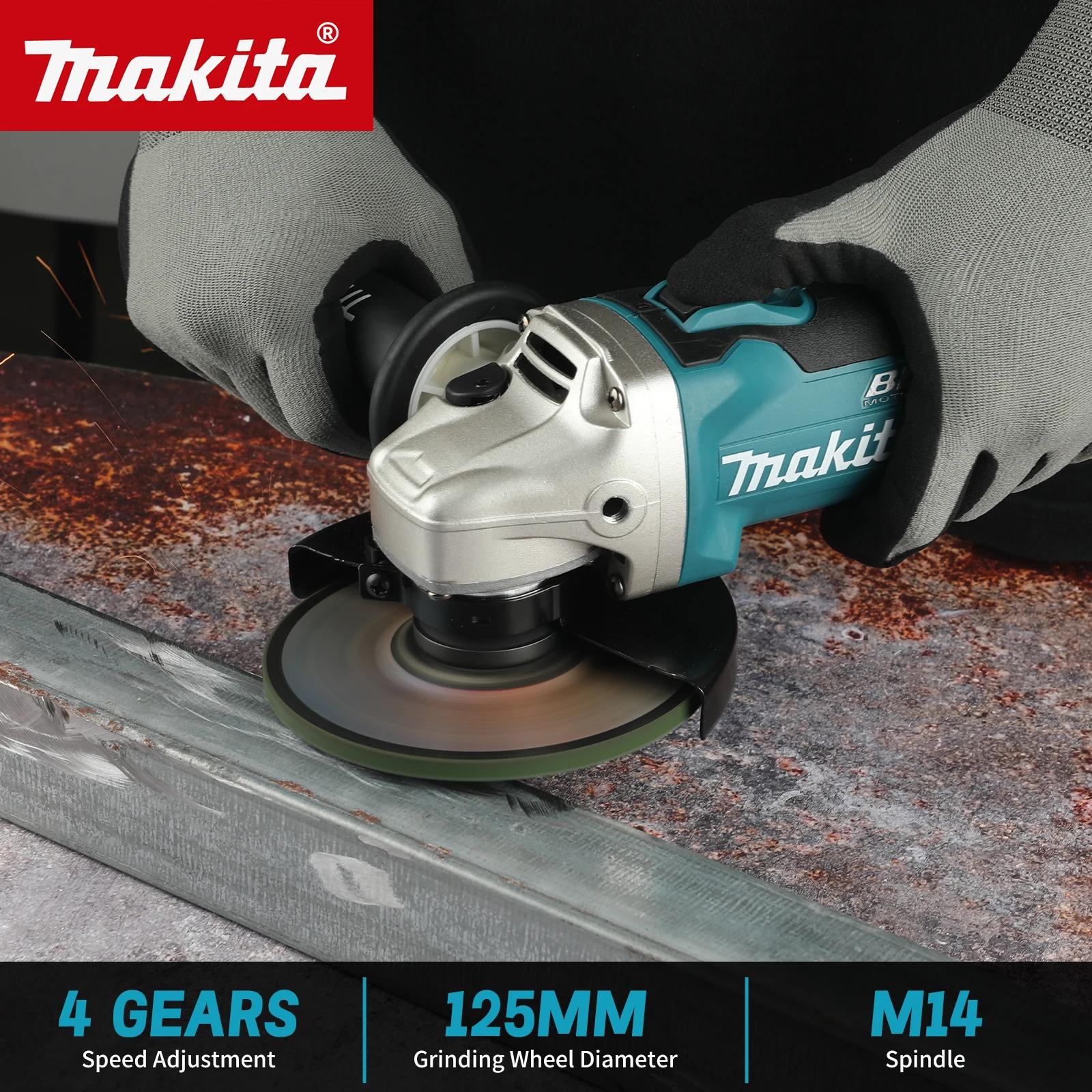 Makita DGA506 18V 125mm meuleuse d'angle de charge Machine de polissage électrique Machine de meulag
