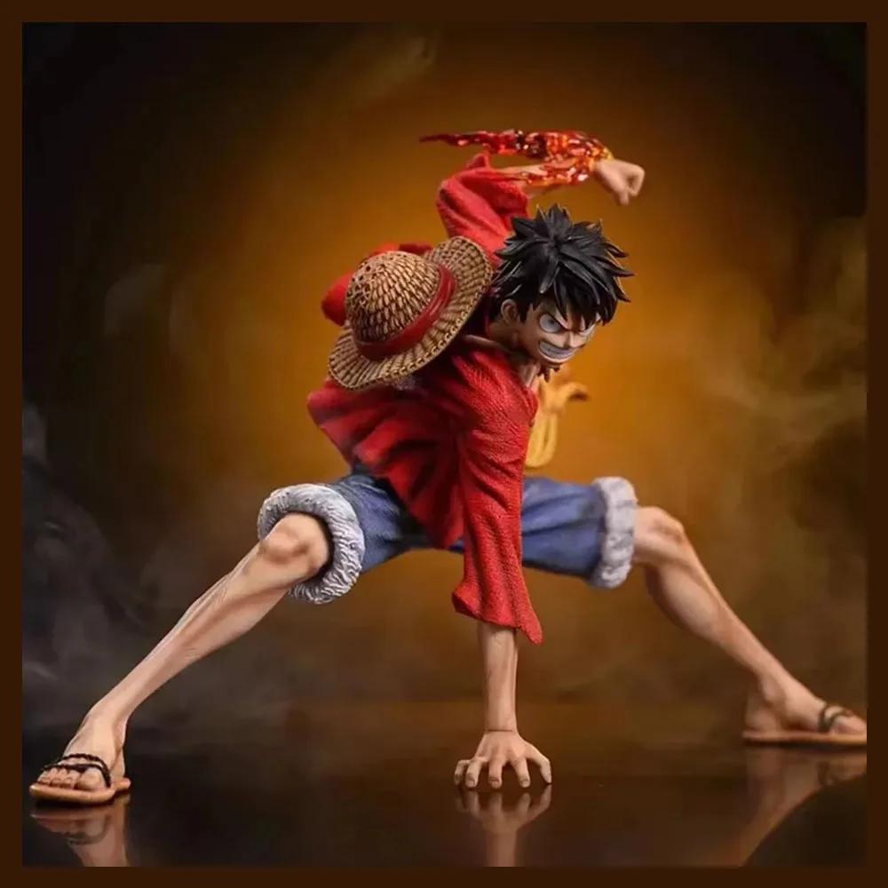 Monkey D de 18cm, une pièce Figurines d'action de style combat pour enfants, collection d'anime, mod