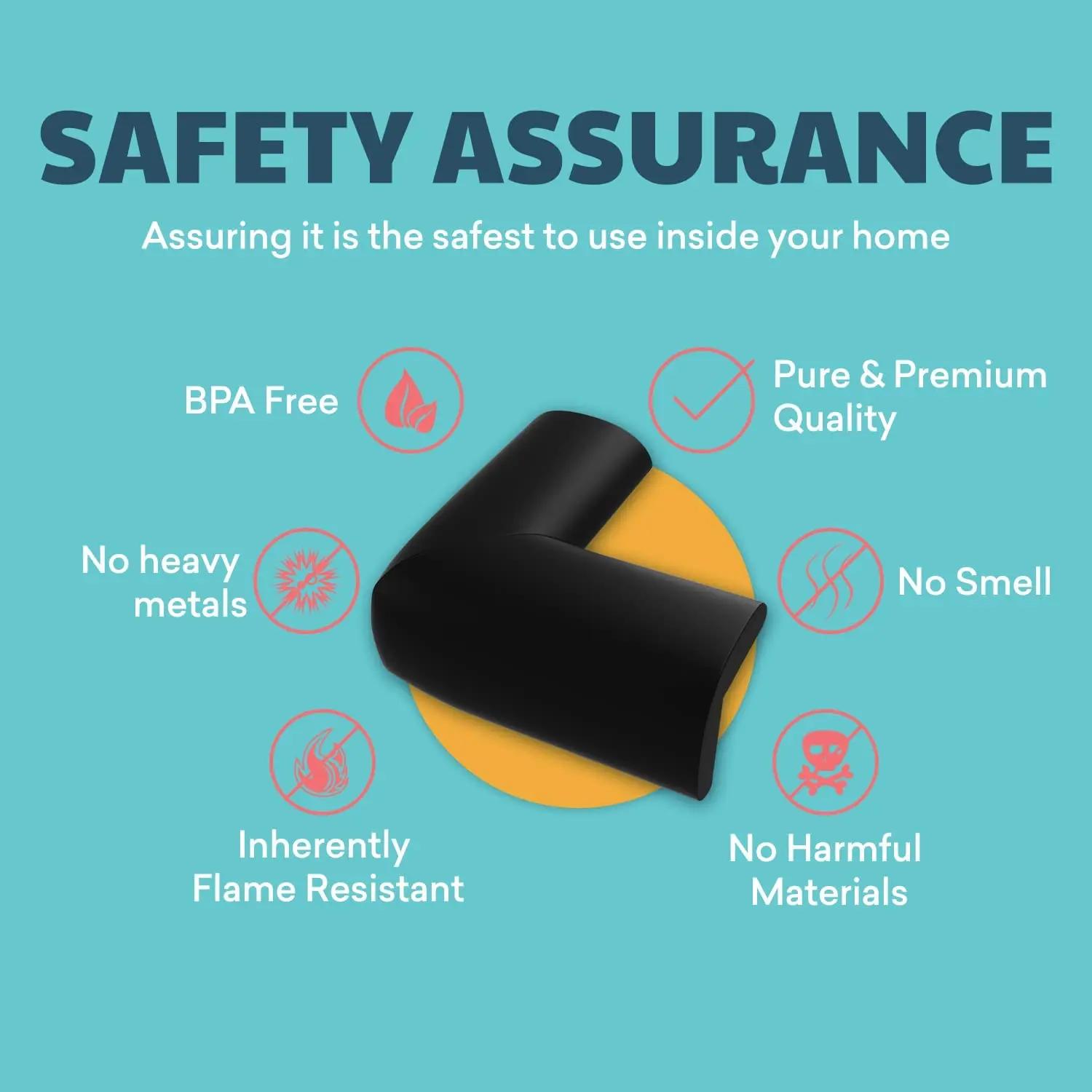 Protections d'angle souples pour bébé, 4 pièces, protection d'angle de Table pré-adhésive pour meubl