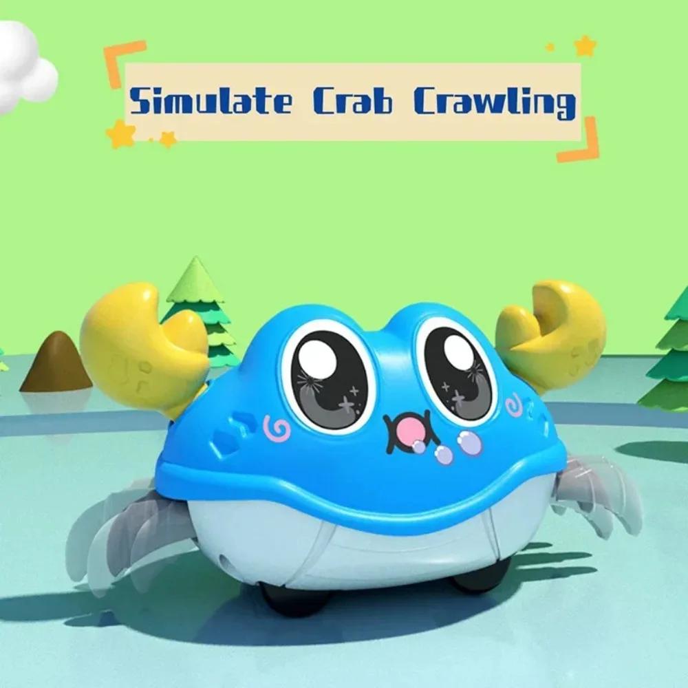 Jouet de Simulation de crabe à Double Force de retour amusante pour enfants, jouet de Simulation de