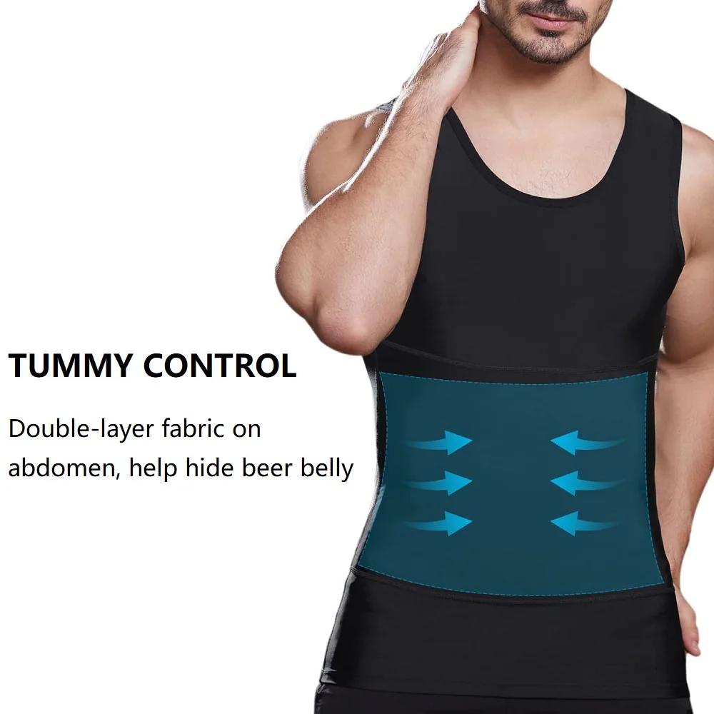 Chemises de Compression Précieux pour Homme, Sous-Vêtements Amincissants, Modelage du Corps, Glafibr