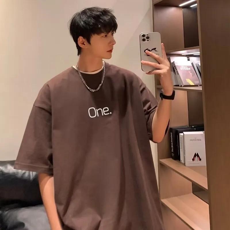 【M-8XL 】 Tee Respzed pour hommes Lettres adt décontractées avec sens un T-shirt imprimé Convient aux