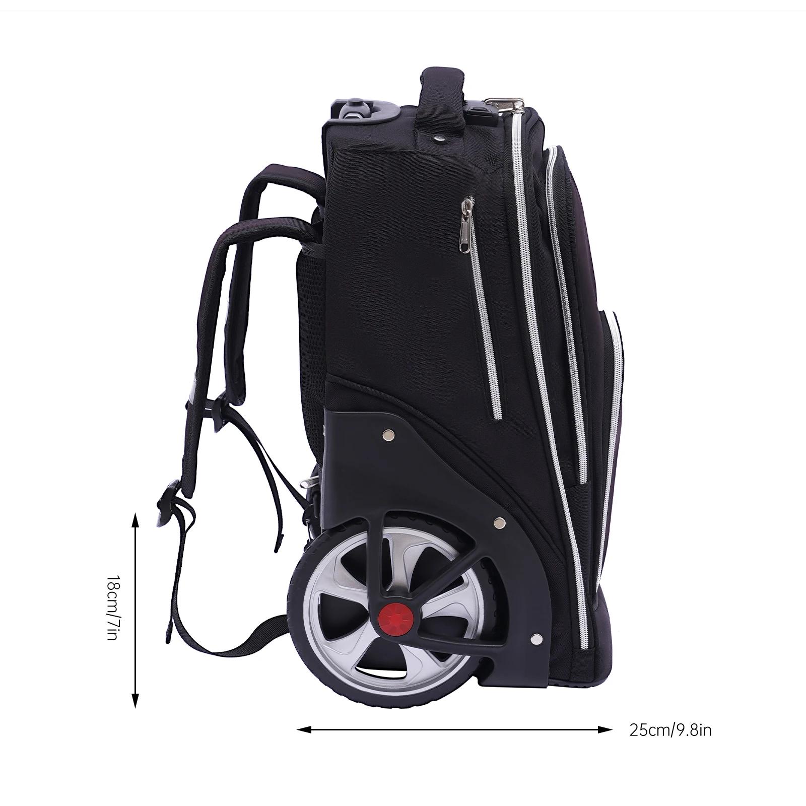 NOUVEAU Sac à dos trolley 45L, idéal comme bagage à main avec roulettes, multifonctionnel, adapté au