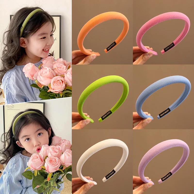 Nouveau Bandeau pour Cheveux Enfant 2026 – Couleur Unie Mignonne, Simple et Adorable – Accessoire Ch