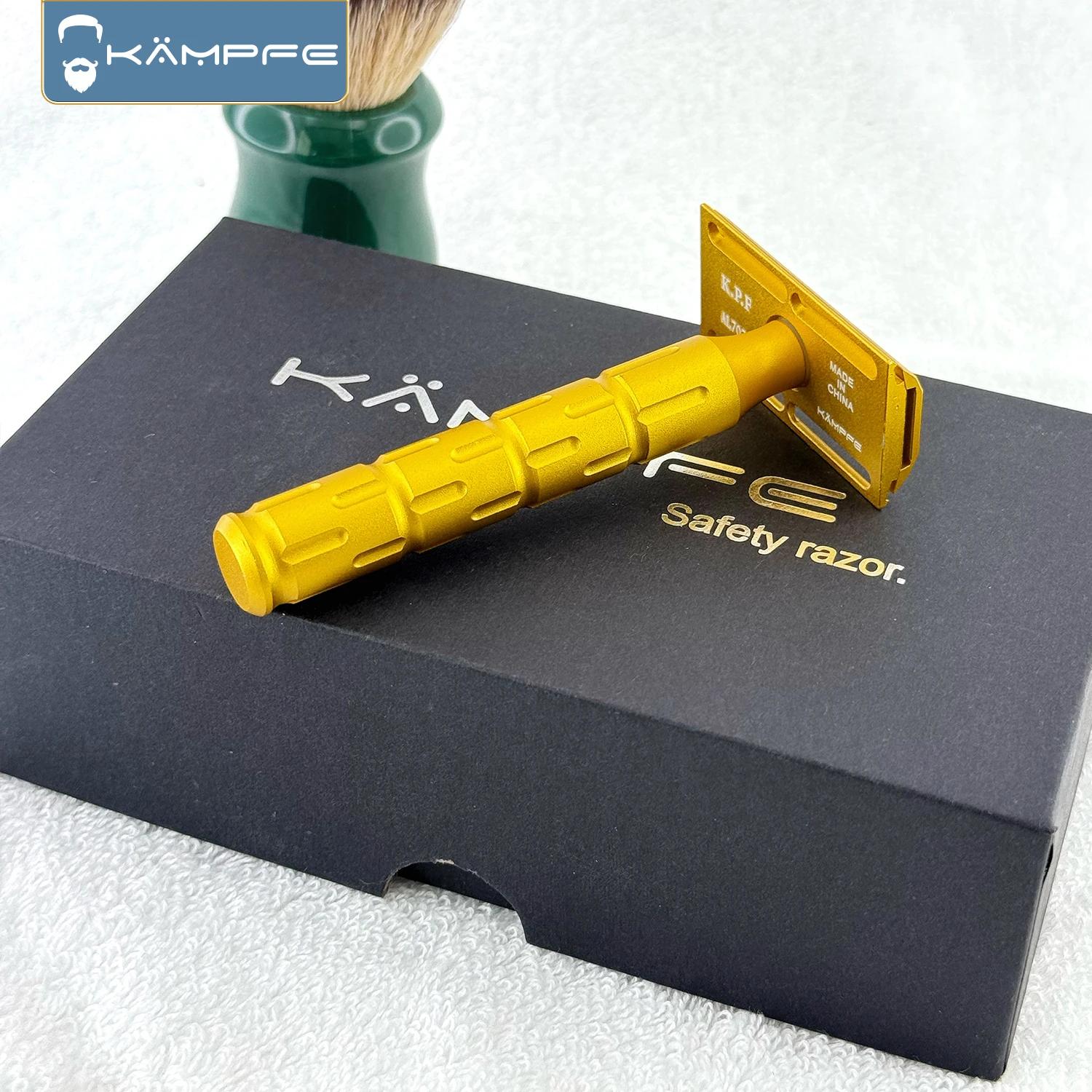 Rasoir de sécurité à double tranchant en aluminium AL7075 de haute qualité, usiné CNC par KAMPFE, ca