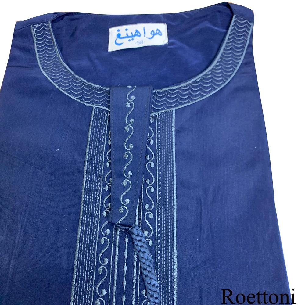 Manches longues Aman Abaya 1 pièce Jubba Thobe pour hommes caftan Pakistan musulman arabie saoudite