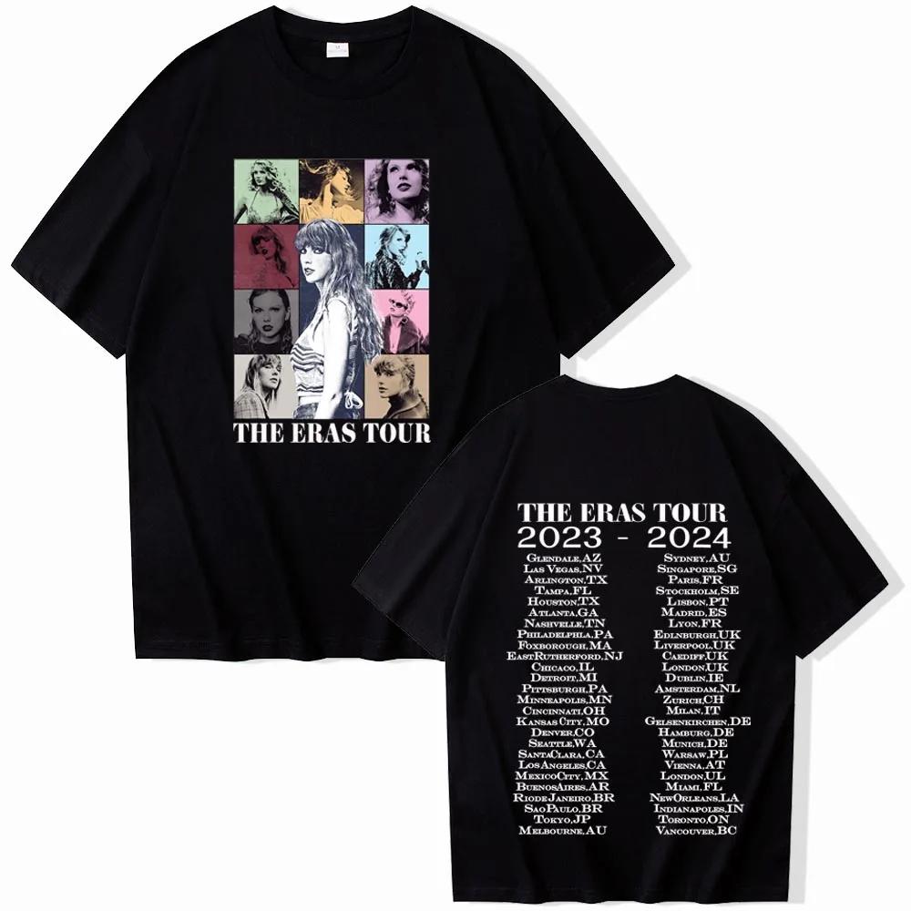 T.S The Era Tour T-shirt homme femme Harajuku col rond chemise décontractée Fans cadeau