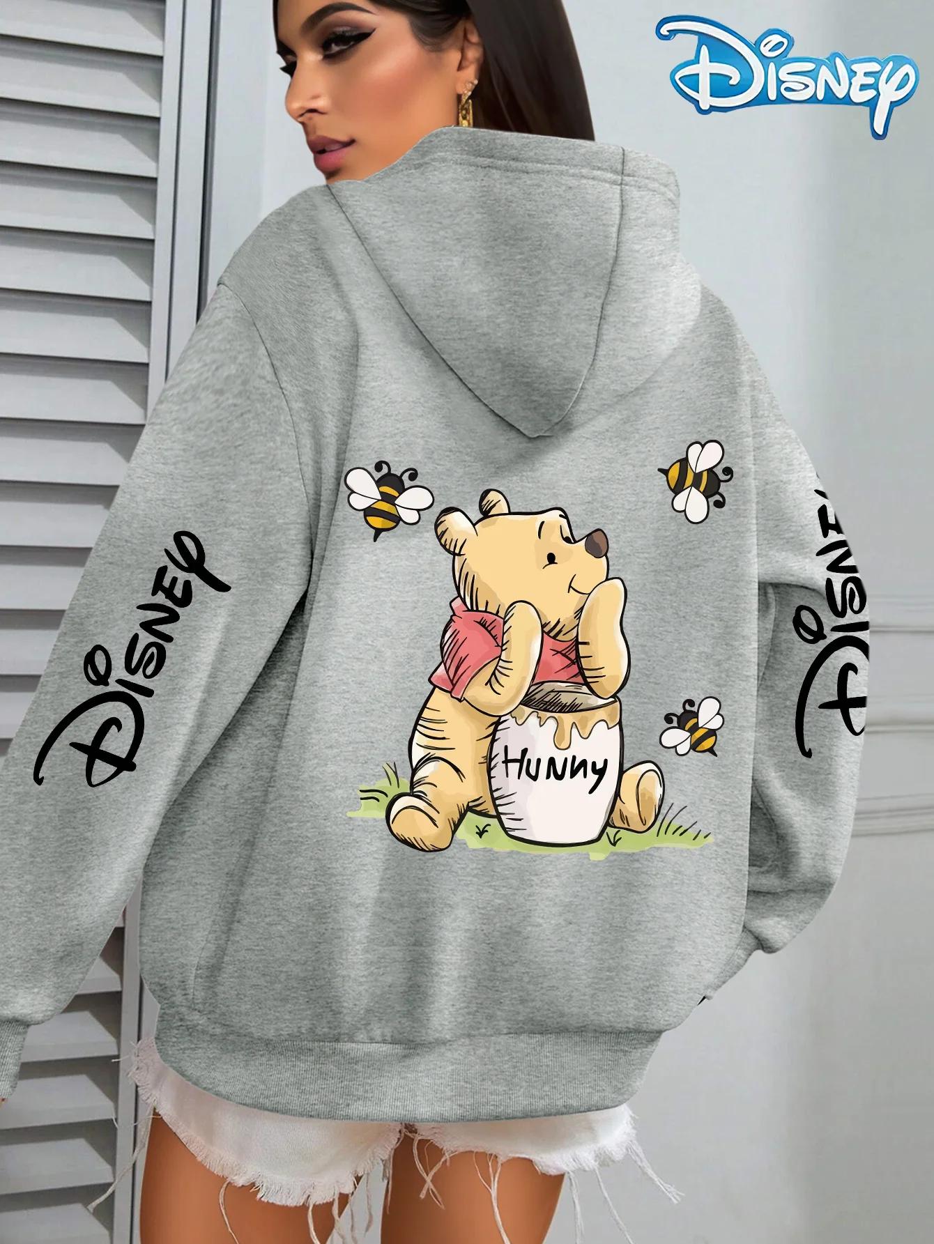 Disney - Sweat à capuche Winnie l'ourson mangeur de miel