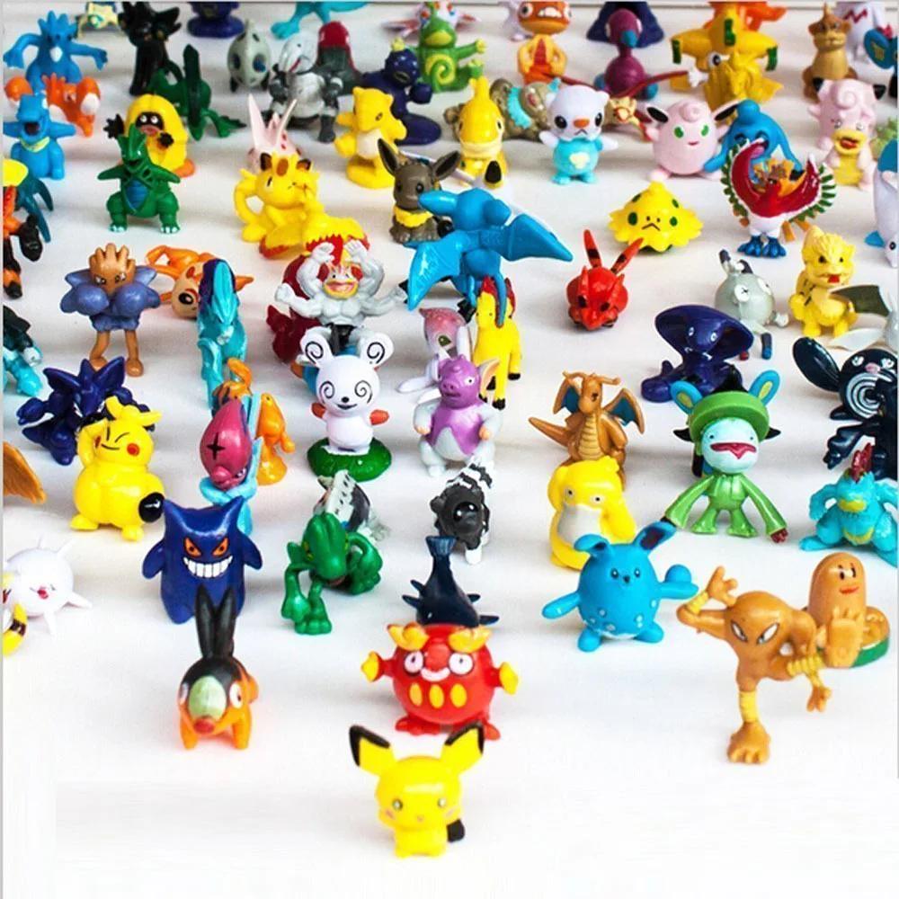 144 pièces Pokemon Pikachu figurine jouets Mini figurines modèle jouet Pikachu Anime enfants poupée