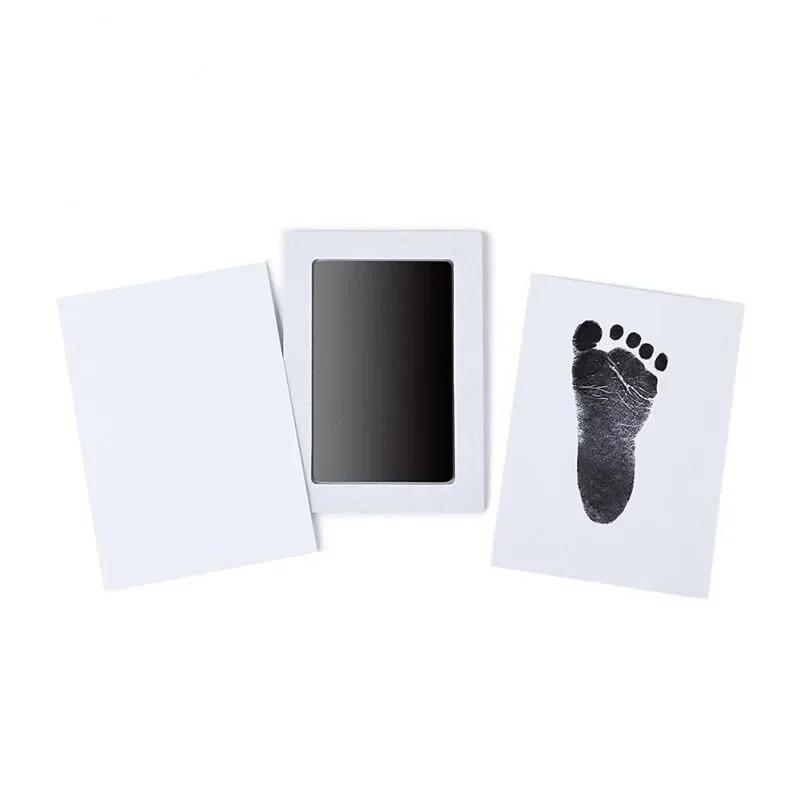 Kit de bricolage pour nouveau-né, tampons encreurs, cadre Photo, empreintes de mains, accessoires So