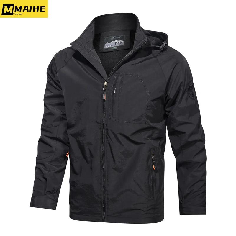 Camping randonnée veste hommes printemps automne Sports de plein air manteaux respirants escalade Tr