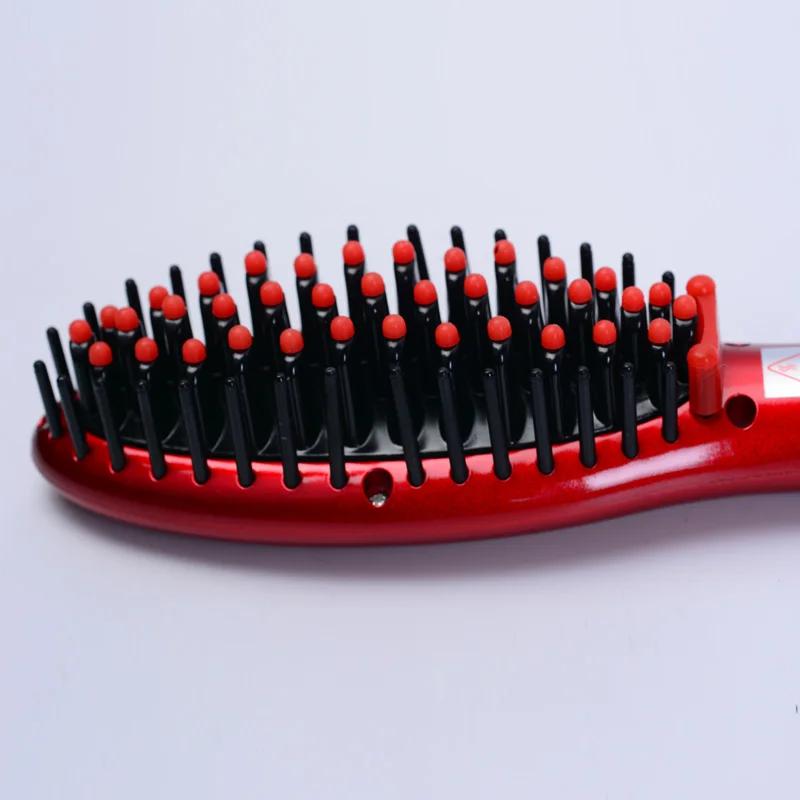 Nouveau Peigne à lisser électrique professionnel, brosse à cheveux, fers à lisser, prise ue/US/UK/AU