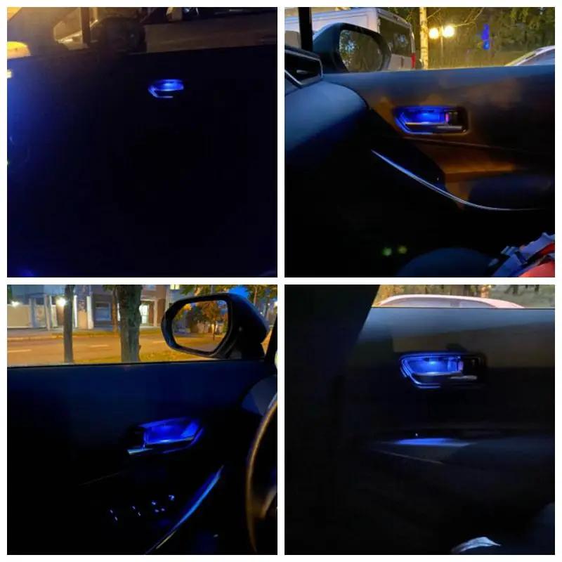 Pour Toyota Corolla 2019 2020 2021 2022 Lumière d'ambiance d'accoudoir de bol de porte, lumière d'