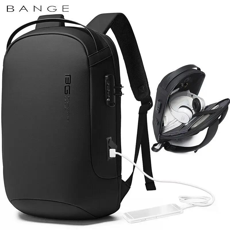 BANGE-Sacs à dos multifonctions SR pour ordinateur portable, sac à dos de voyage étanche, sacs d'éco