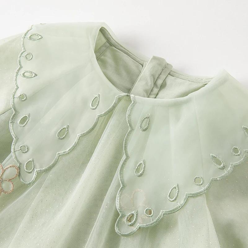 David Bella – robe de printemps pour bébé fille, tenue de princesse, à manches longues, avec porte-m