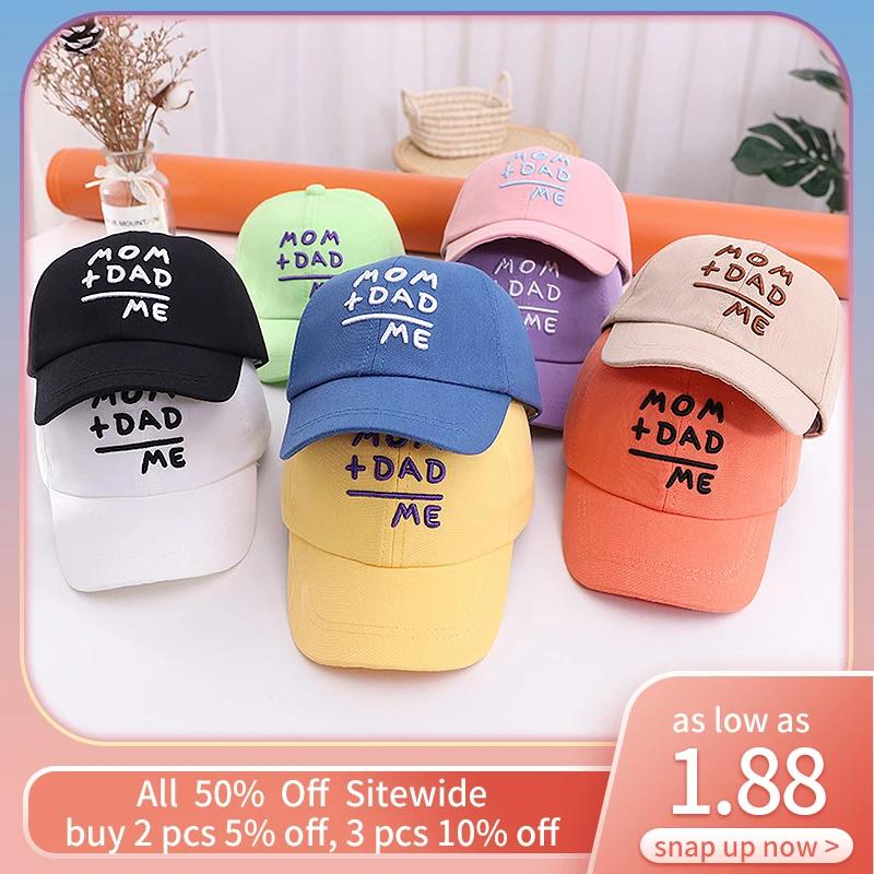Casquette de baseball pour bébé, couleur unie, réglable, en coton, avec visière, pour enfants, garço
