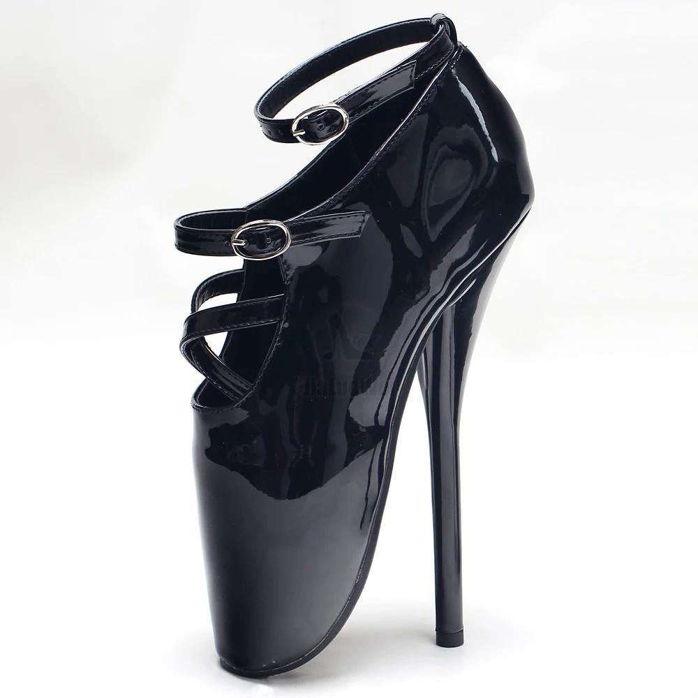 Chaussures de ballet à talons pointus de 7 pouces, escarpins à talons extrêmement hauts de 18cm