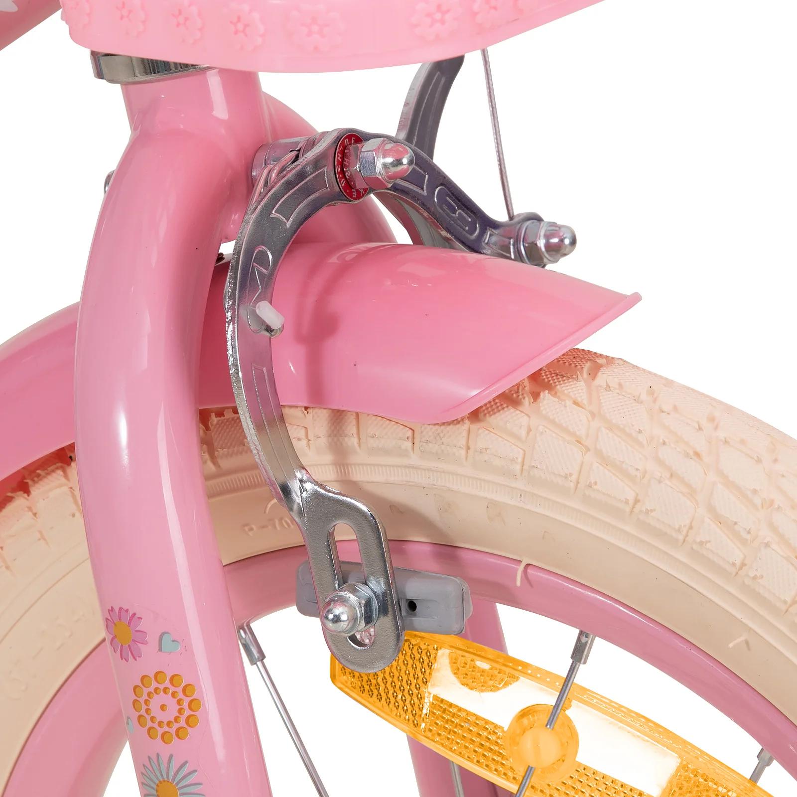 Vélo enfant 2 à 7 ans Joystar Little Daisy - Trotteur bébé avec siège poupée et banderoles