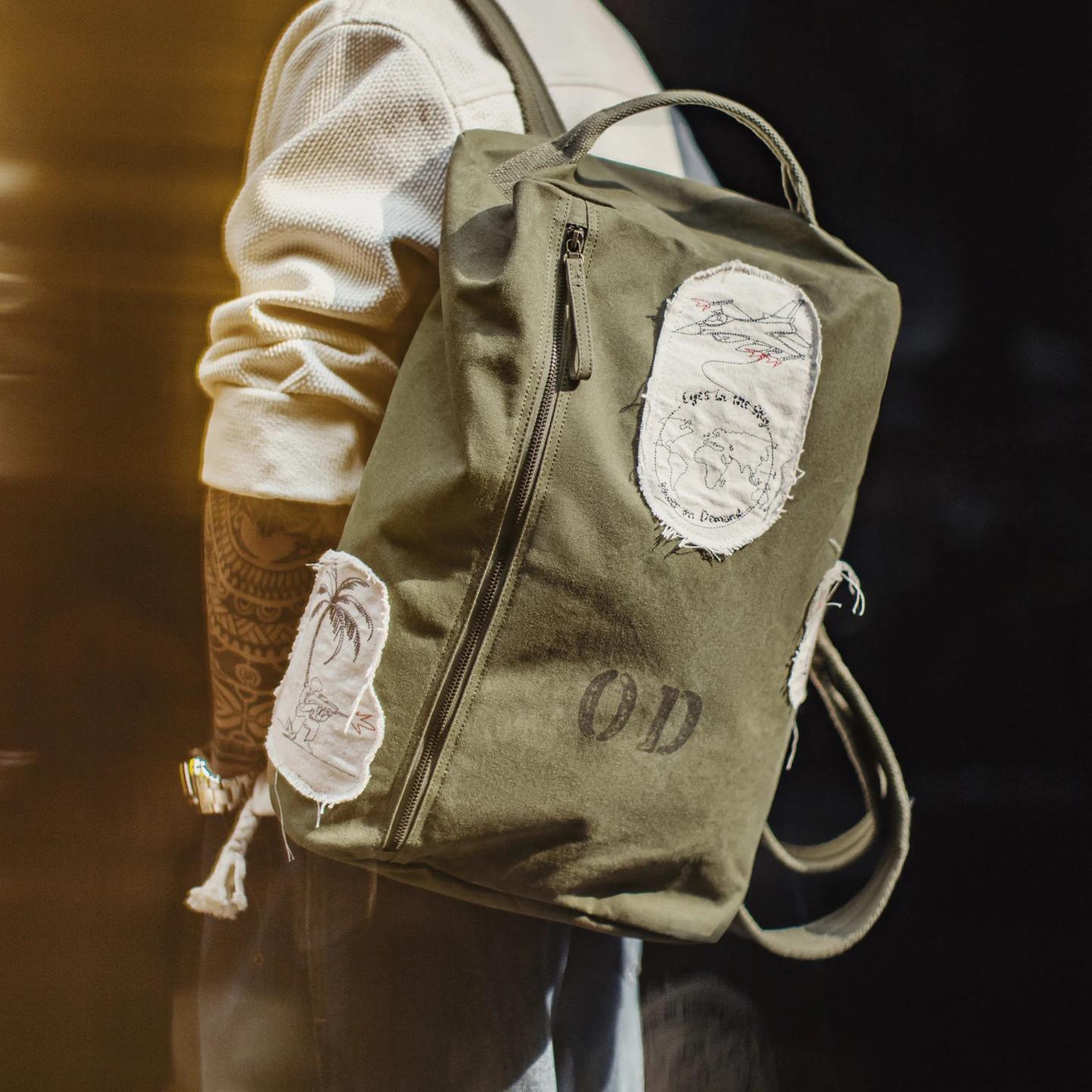 Maden Sac à dos tactique vintage pour hommes, grande capacité, sac à dos pour ordinateur portable, s
