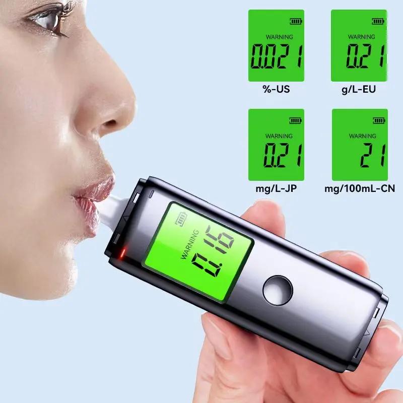 Alcootest rechargeable ZW | Précision de qualité professionnelle | Testeur d'alcoolémie portable