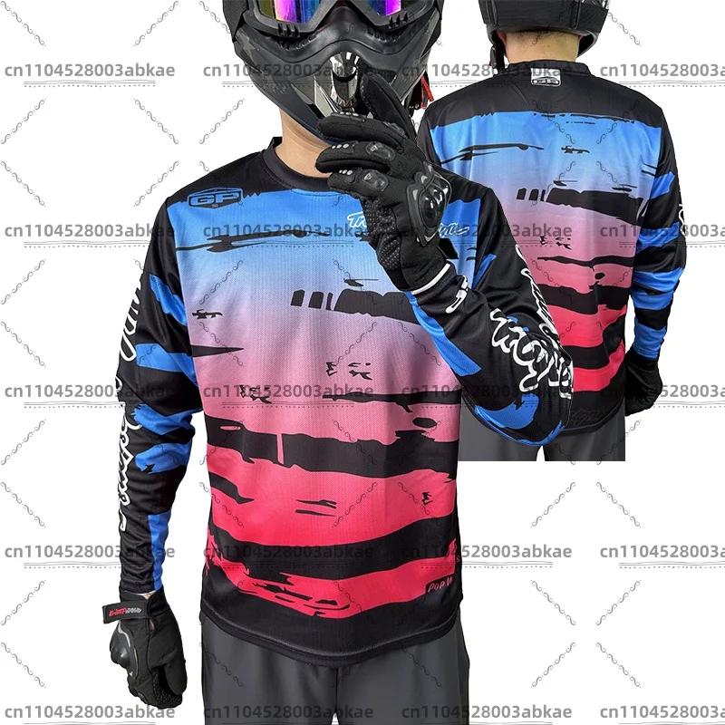 Maillot de moto homme BMX Enduro vtt chemise descente tld maillot Camiseta motocross MX VTT vêtement