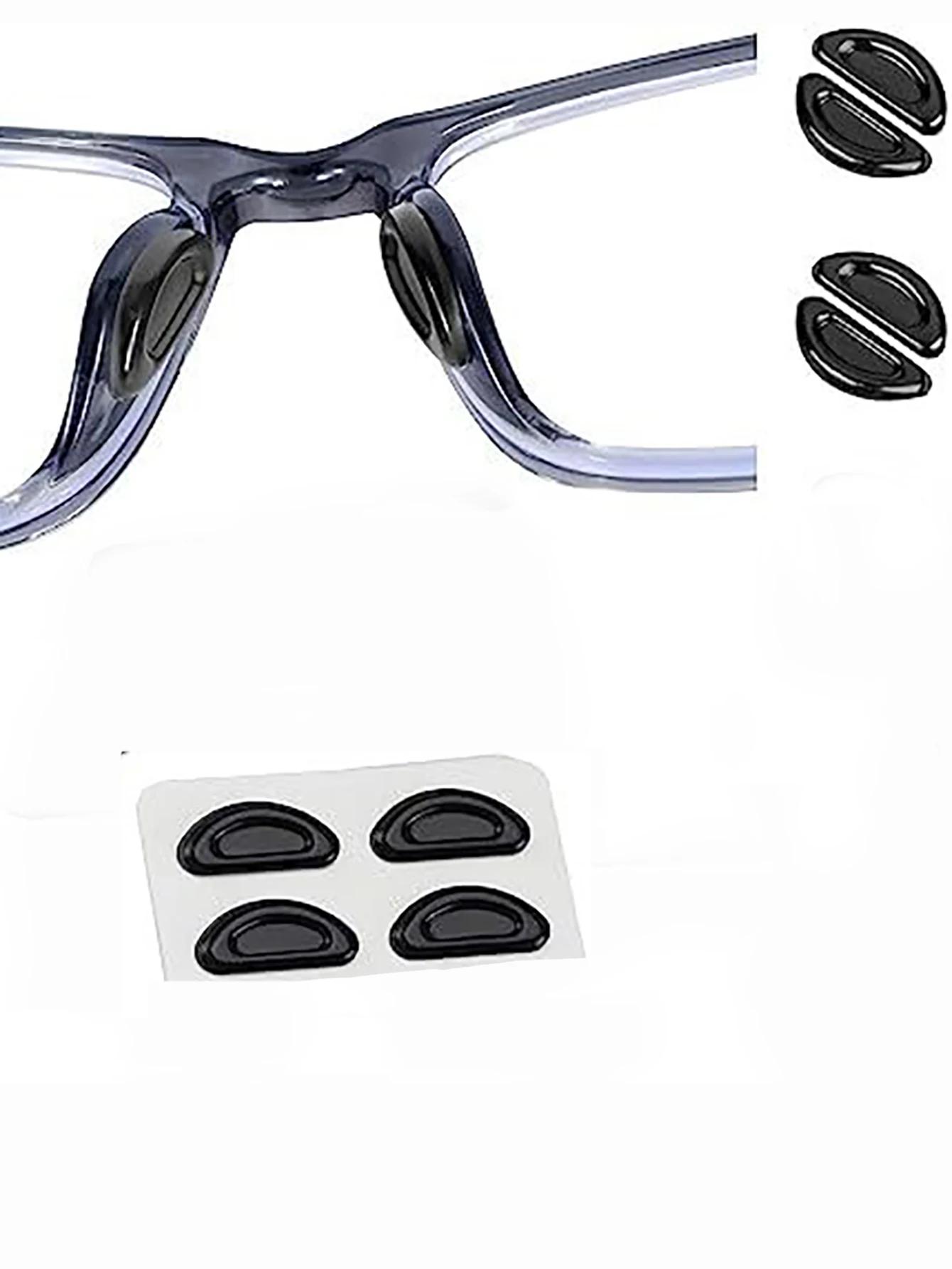 5 paires de plaquettes nasales antidérapantes pour lunettes, autocollants en Silicone souple, plaque