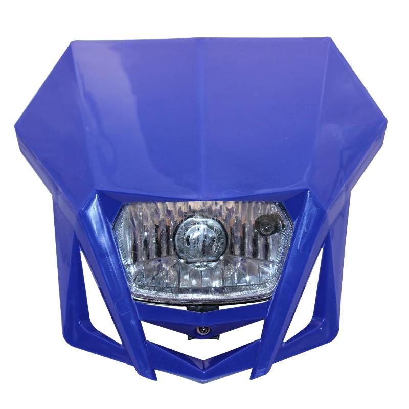 Para honda xr 250 crf 450 yamaha wr placa de farol de motocicleta enduro acessórios de bicicleta de