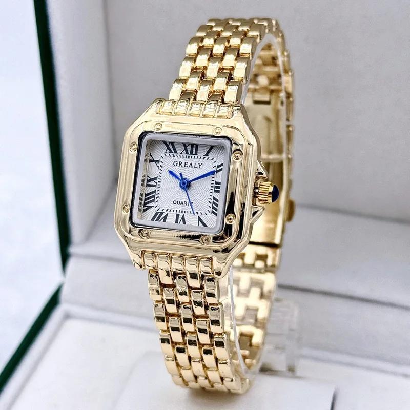 Top marque montre femmes affaires rétro classique Simple étanche bande d'acier dames mode Quartz hor