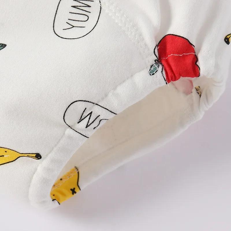 Couches imperméables réutilisables en coton doux pour bébé, shorts de pipi, pantalons d'entraînement