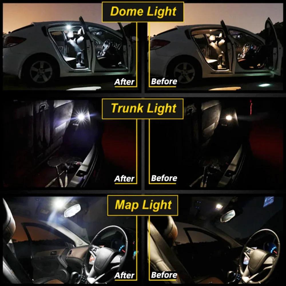 Kit de lampes d'intérieur Led, 11 pièces, pour Opel Corsa D OPC 2006 2007 2008 2009 2010 2011 2012 2