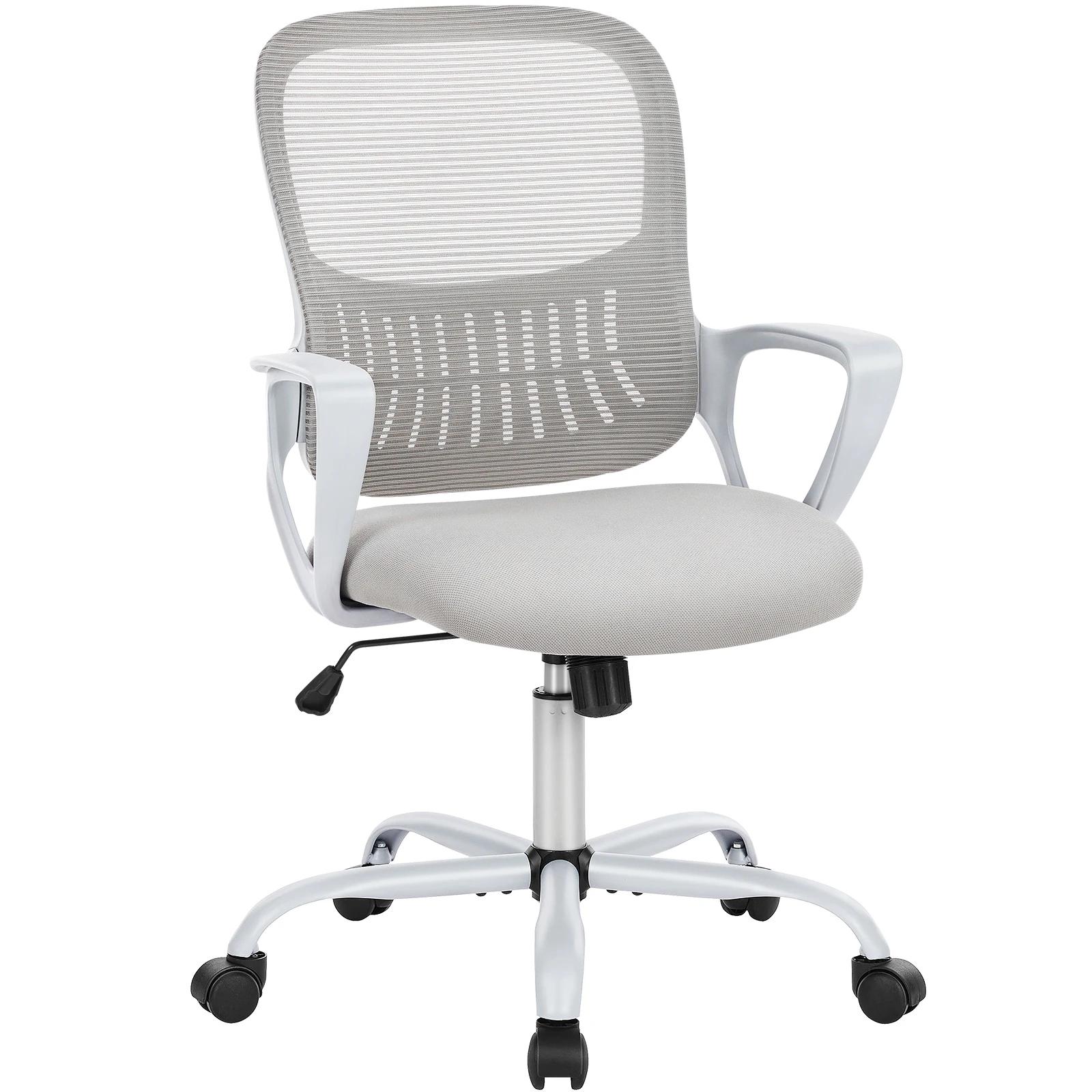 JIan-Chaise de Bureau Ergonomique à Dossier en Maille, Réglable, à Roulettes, pour Ordinateur, Jeu à