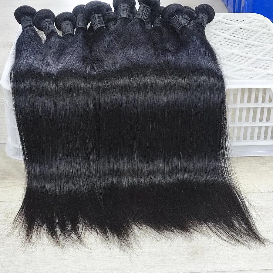Tissage humain hair 28 30 32 Inch tissage cheveux humain lot en promo tissage brésilienne raw hair b