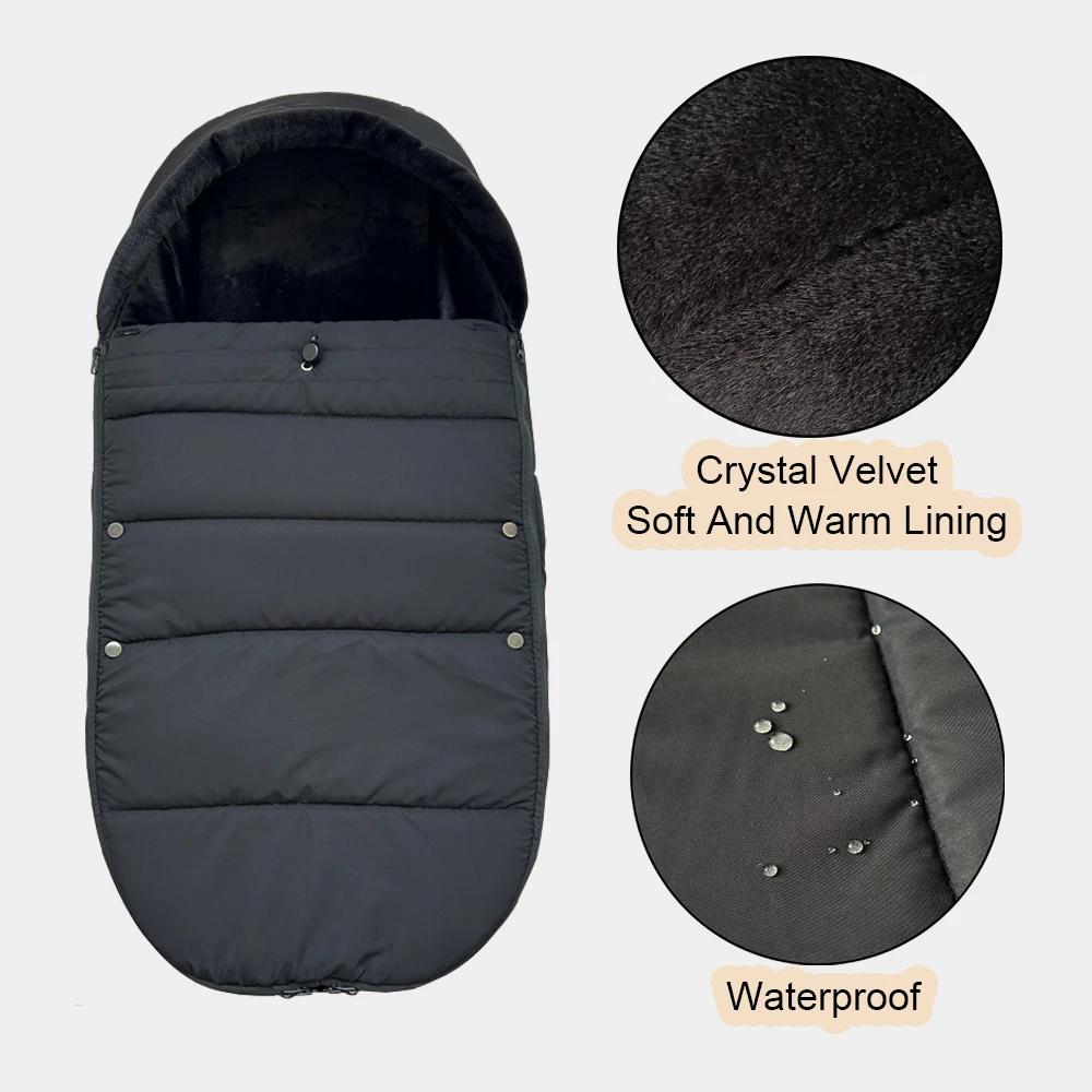 Chancelière d'hiver pour chariot de bébé, compatible avec les poussettes Cybex Priam, ata os et COYA