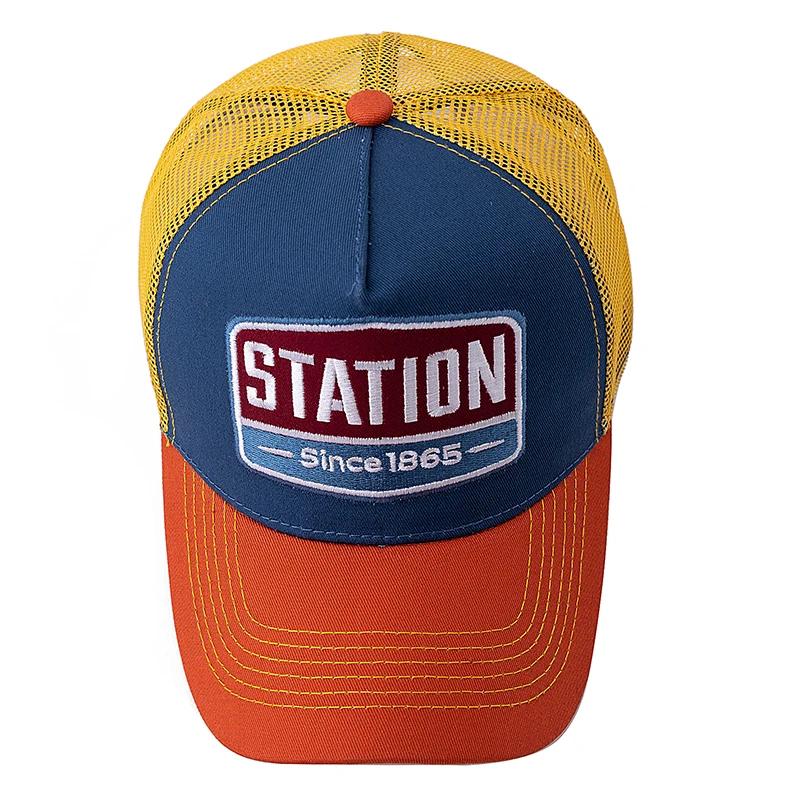 Casquette de Baseball unisexe, en maille, motif de lettres de STATION classique, pour hommes et femm