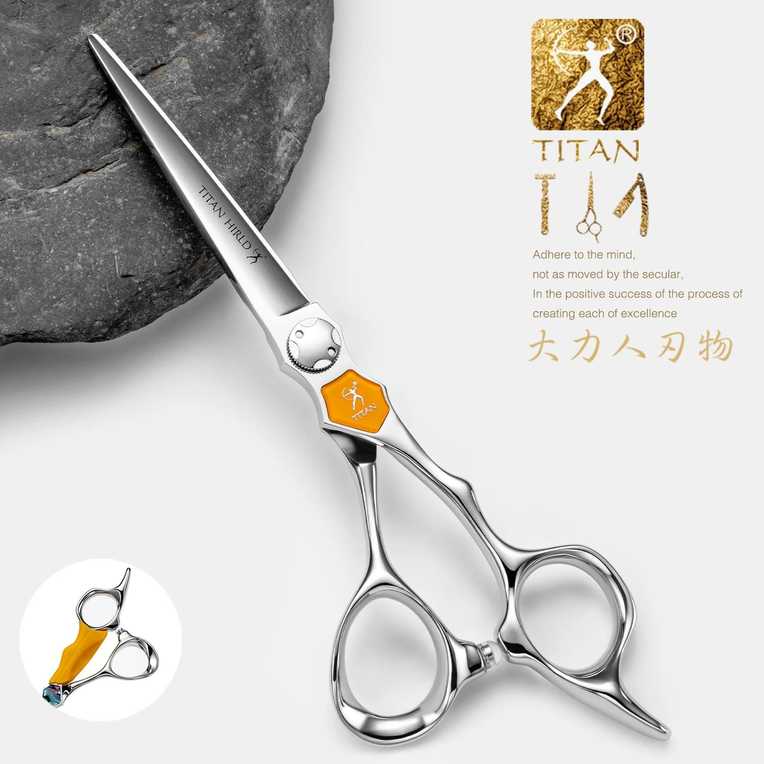 Ciseaux de coiffeur Titan, ciseaux de coiffure de qualité professionnelle pour stylistes, coupe fine