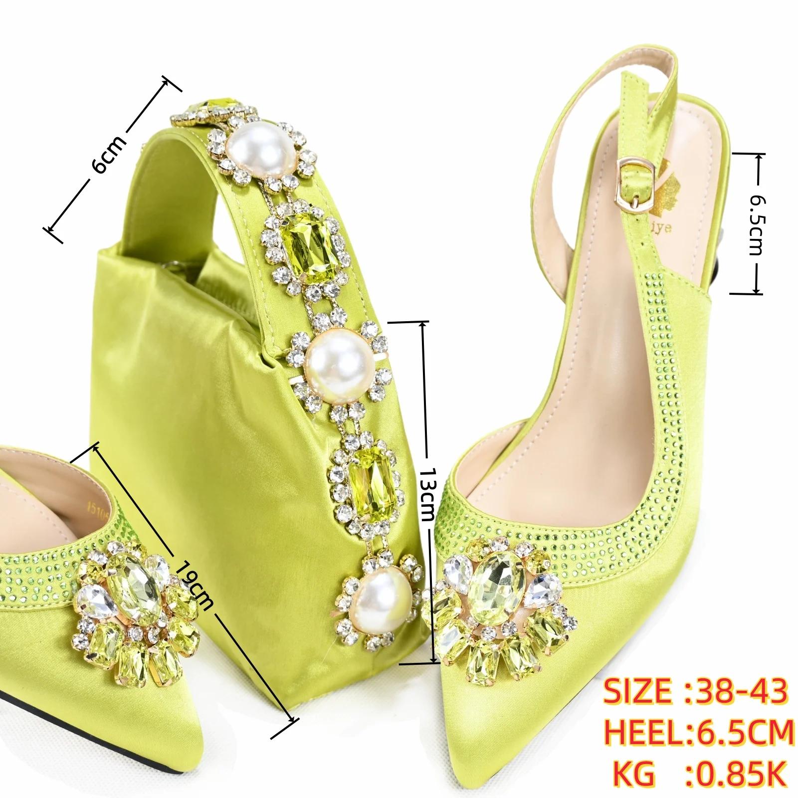 Doershow dernière conception italienne Style de mode dames chaussures avec sac assorti ensemble 2025
